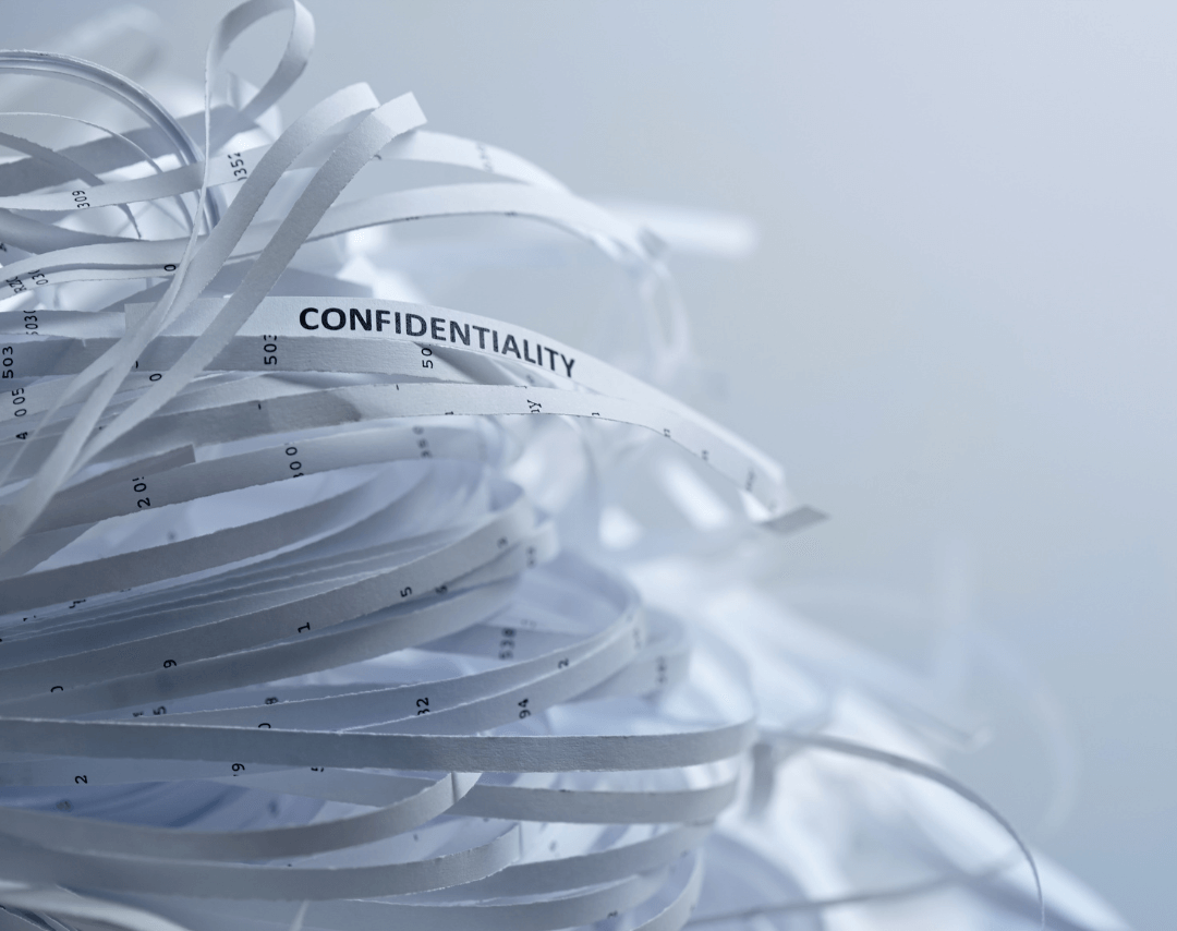 shred your confidential documents